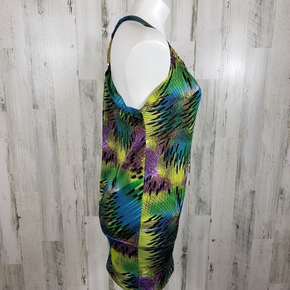 R. Mark's bright colorful mini dress size small - Picture 5 of 10